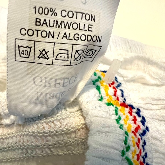 100 percent cotton girls dress made in greece - Picture 2 of 7